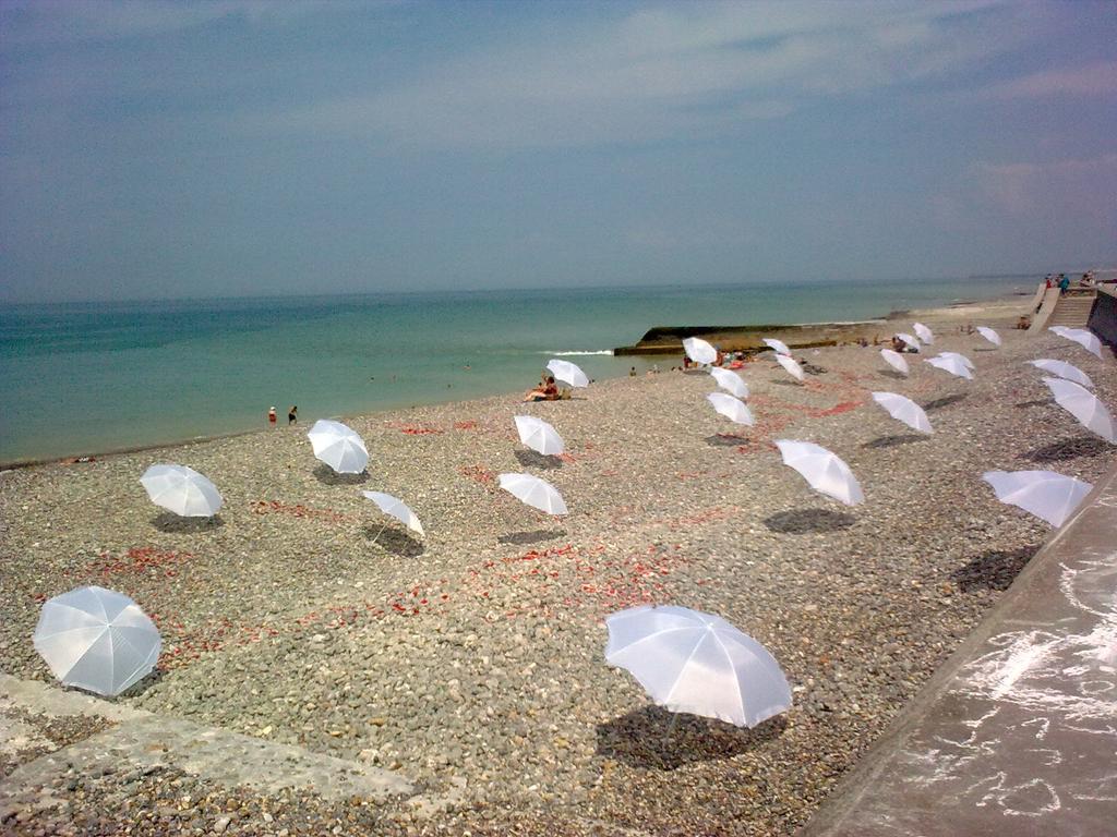 La Plage en Normandie Pourville-sur-Mer Buitenkant foto