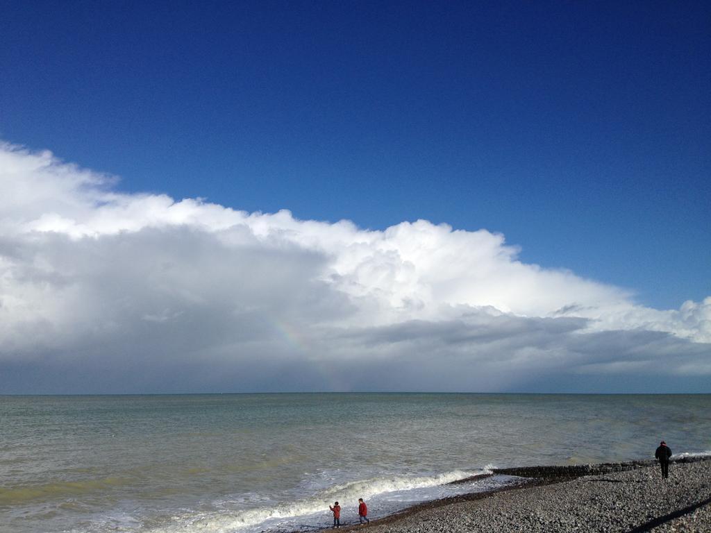 La Plage en Normandie Pourville-sur-Mer Buitenkant foto